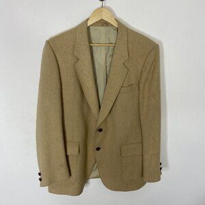 Leishman Tip Top Men 44 Camel Hair Blazer Sports Coat
